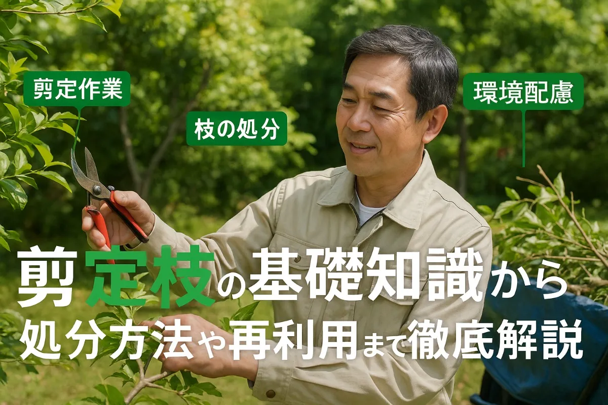 剪定枝の基礎知識から処分方法や再利用まで徹底解説